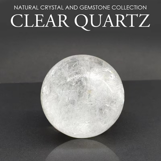 Natural crystal sphere clear quartz sphere decoration raw stone polishing