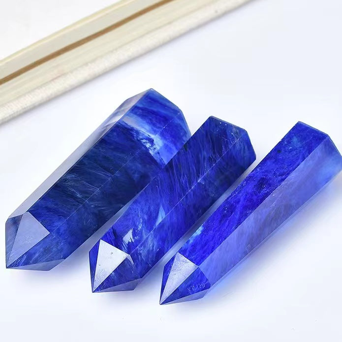 1 pcs Natural Melting crystal tower symbiotic hexagonal ornament single pointed living room office