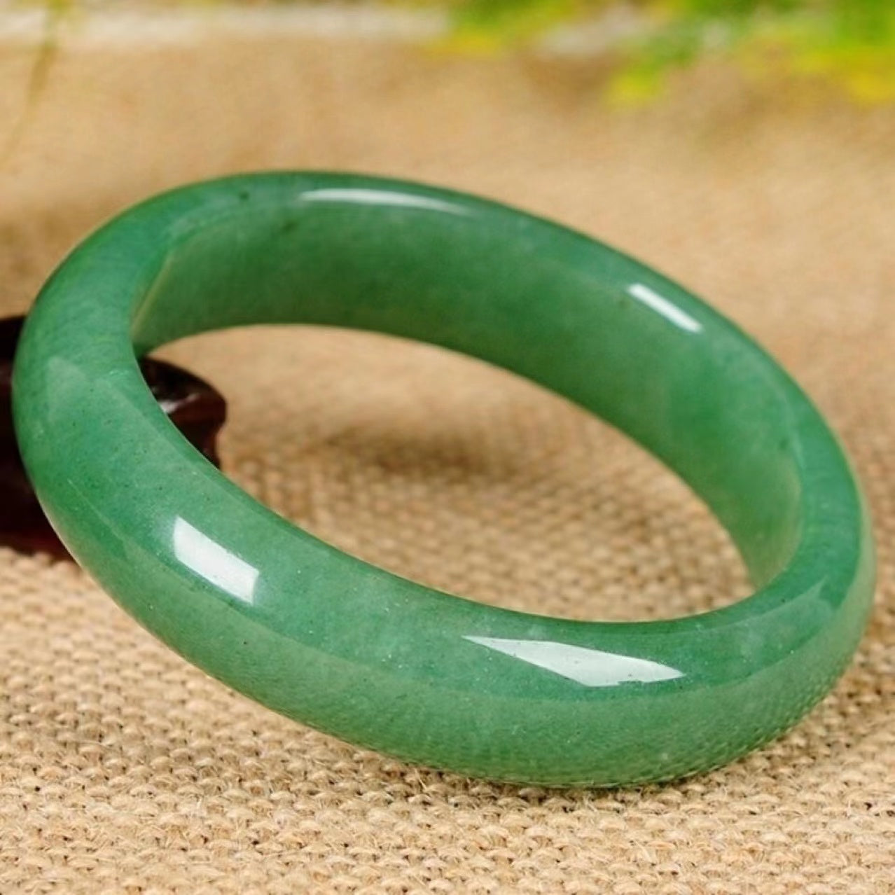 1 Pcs natural green aventurine powder crystal bracelet bangle suitable for women's daily wear