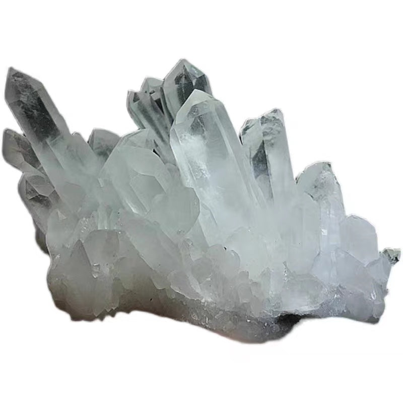 1 Pcs Natural clear quartz cluster raw stone decoration bracelet degaussing stone home office aquarium landscape stone porch decoration