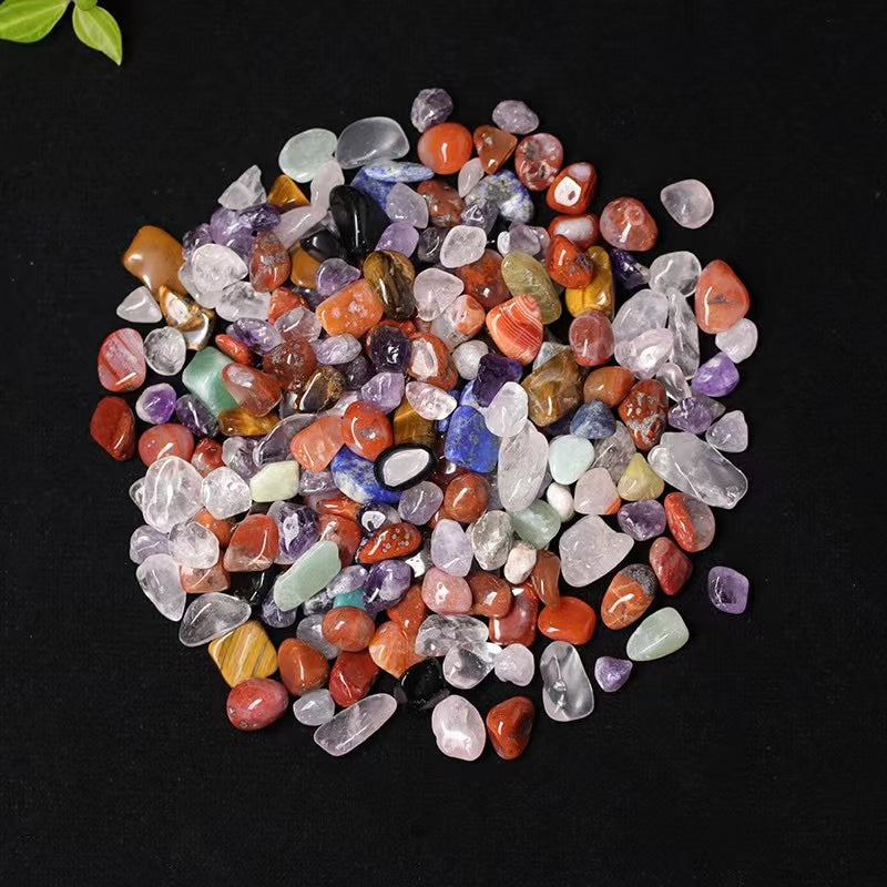 Natural crystal stone chips degaussing crystal amethyst stone powder crystal lapis lazio aromatherapy polishing crystal stone