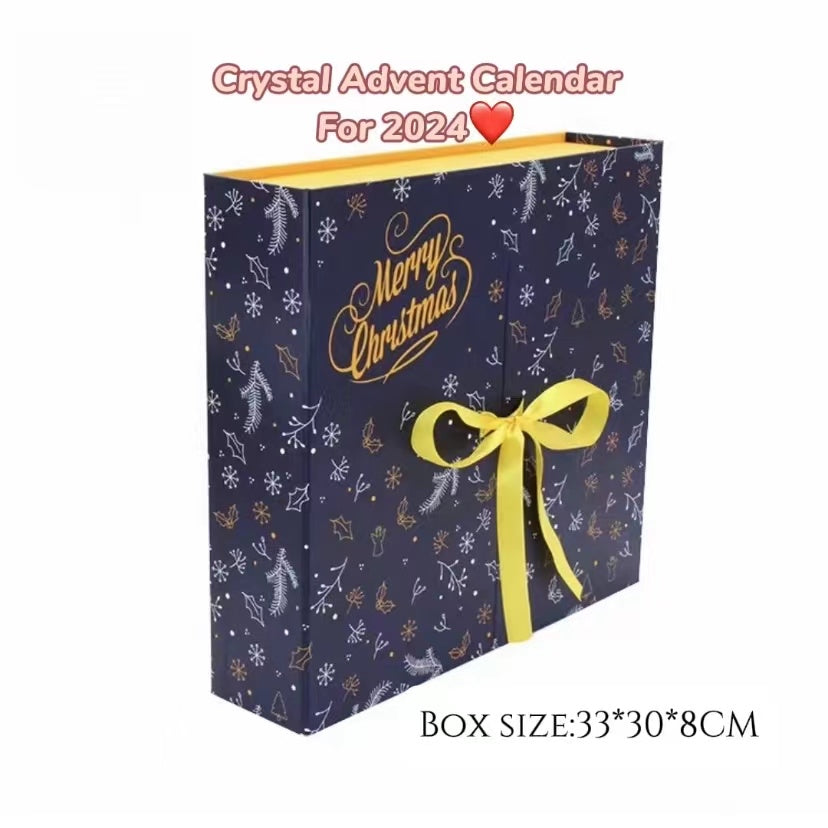 Christmas Countdown Calendar Blind box New Christmas Eve crystal gift box different crystal product inside