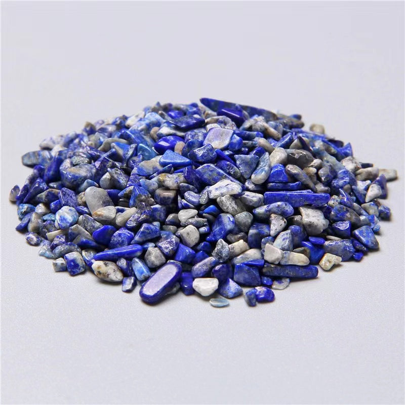 Natural crystal stone chips degaussing crystal amethyst stone powder crystal lapis lazio aromatherapy polishing crystal stone