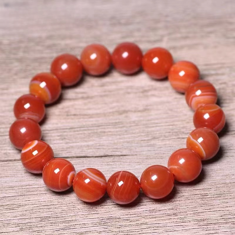 Natural Carnelian Bracelet  Beads Bracelet  Reiki Yoga fashion