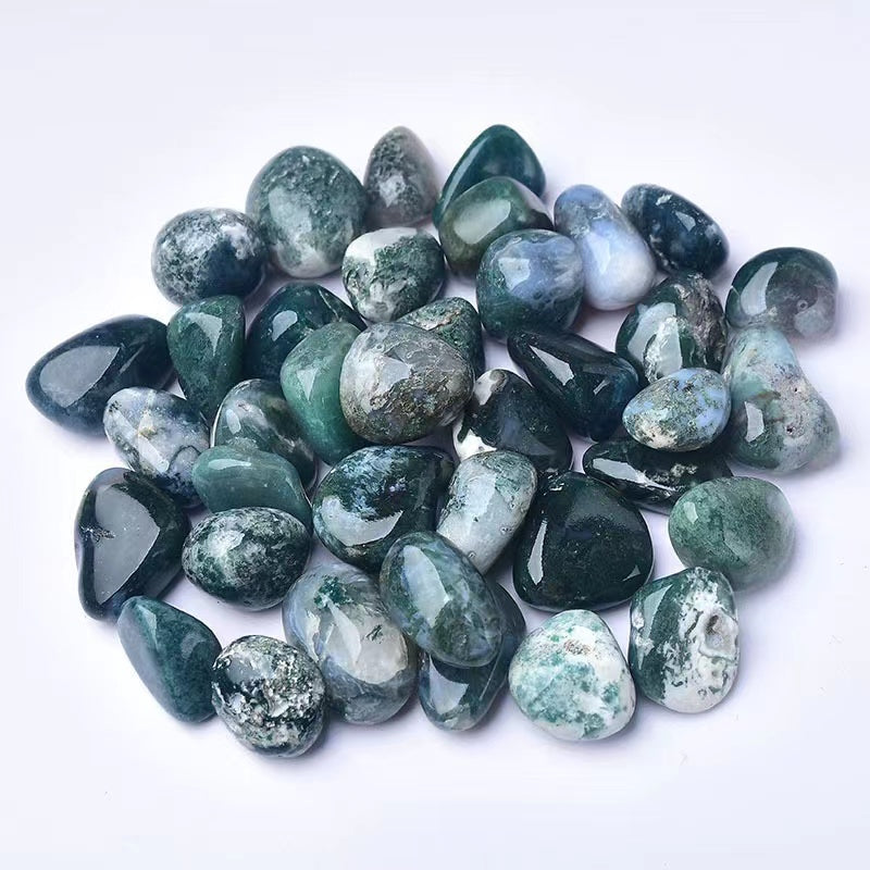 Natural crystal  polished rolling 2-3CM stone a variety of materials amethyst Green aventurine crystal original stone fragrance stone decoration