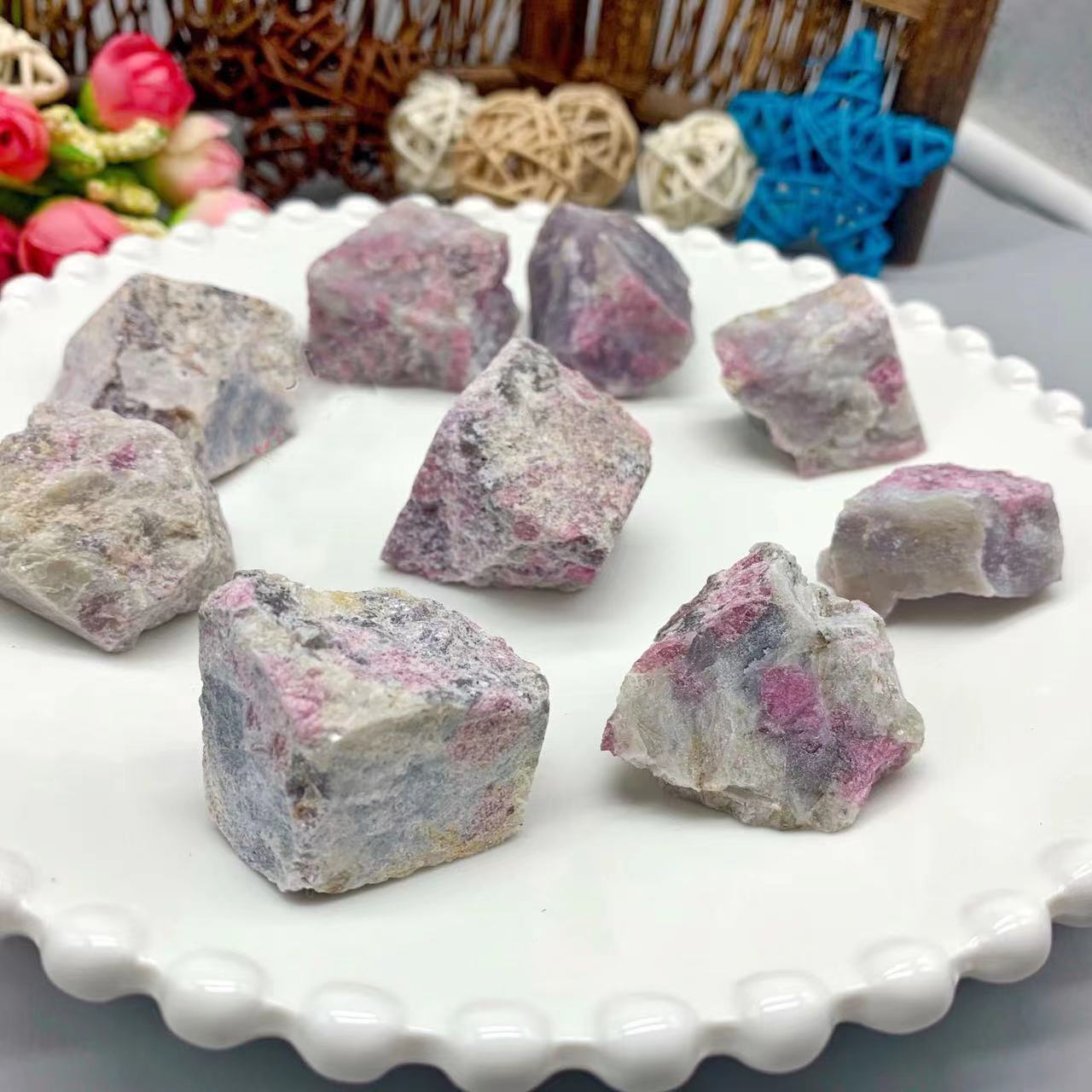 Crystal raw stone ore stone raw mineral specimen crystal raw stone aromatherapy diffuser stone