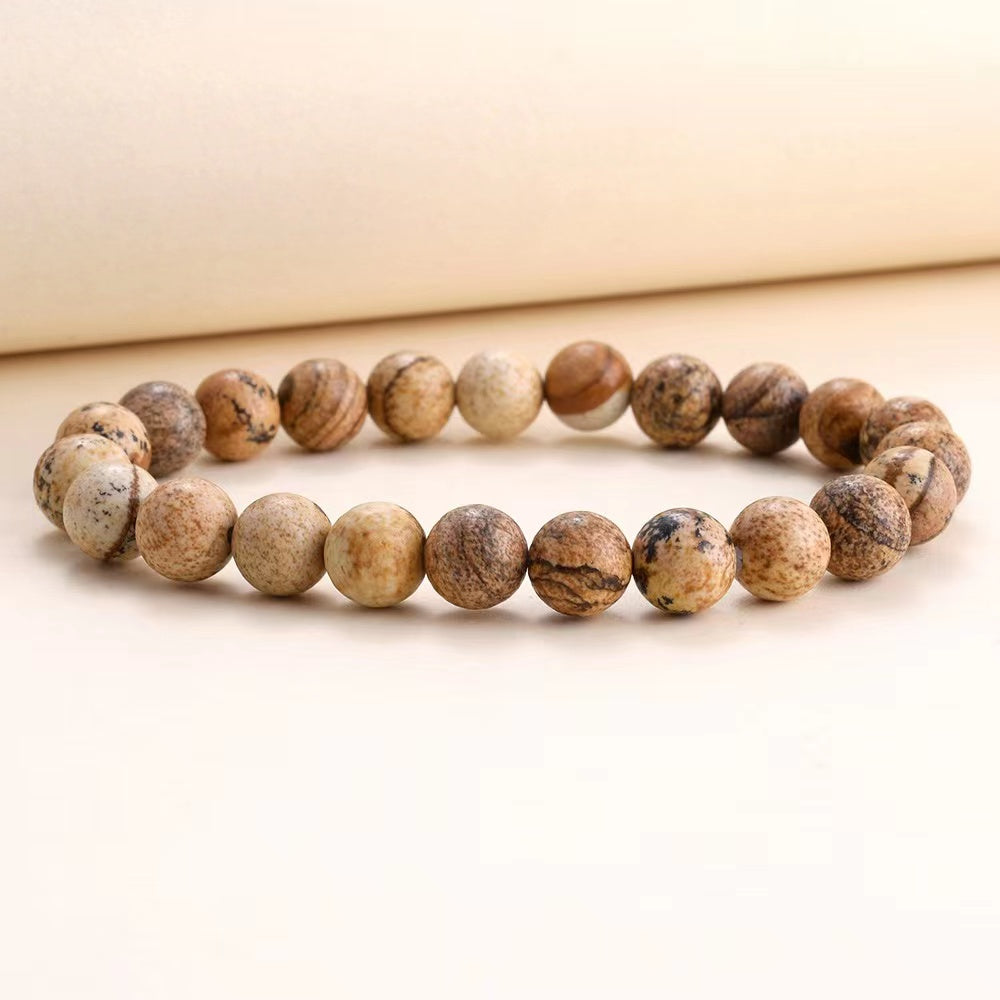 1PCS Natural Crystal bracelet (8mm beads) different material can choose