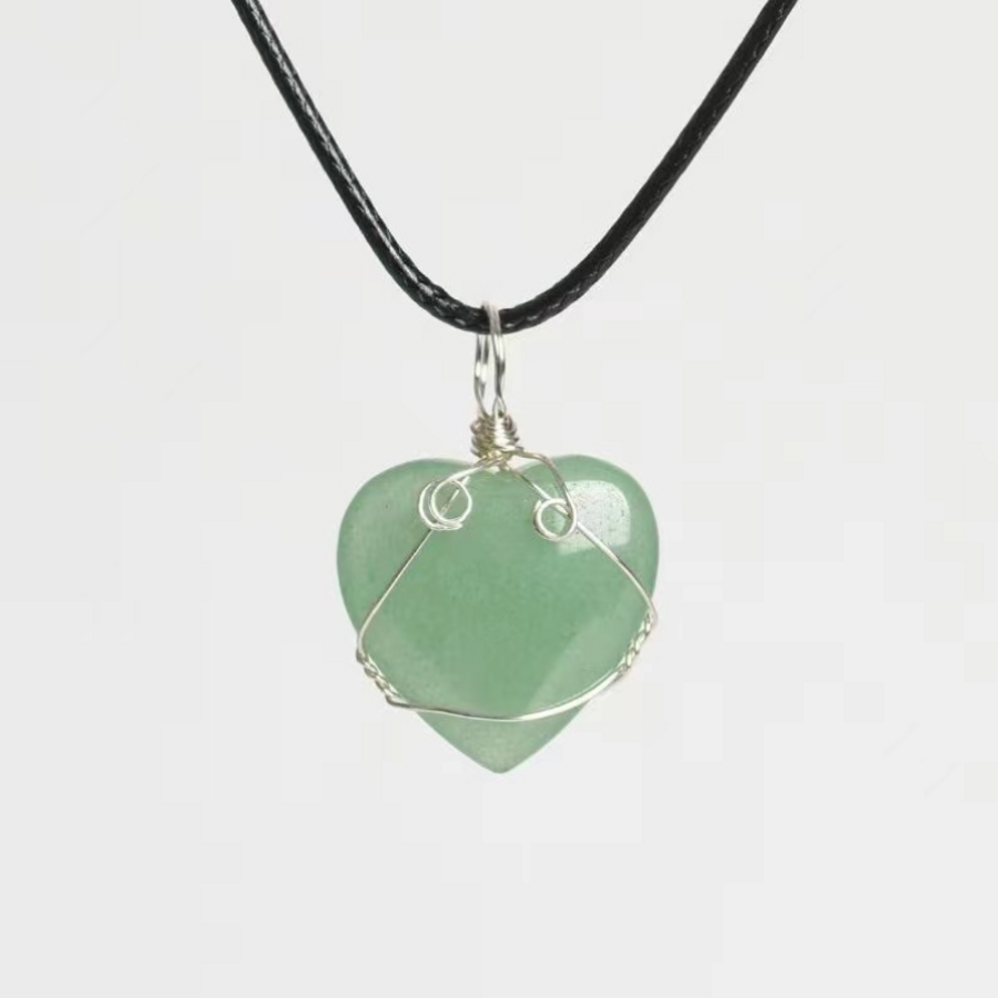 1PCS Crystal Heart Pendant